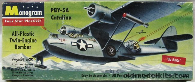Monogram 1/104 PBY-5A Catalina - With Rubber Tires - Cool Cat, P8-98 plastic model kit